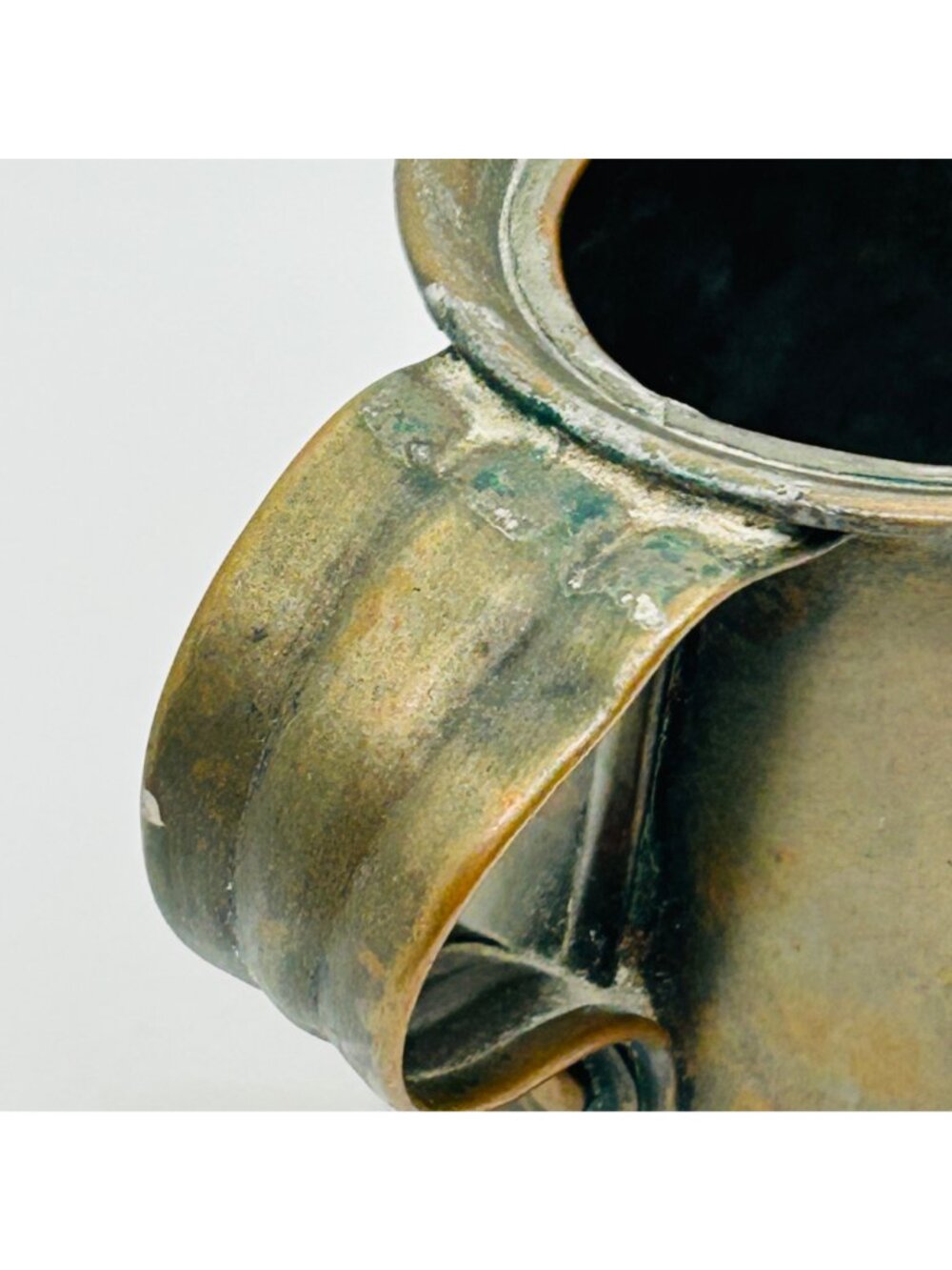 Antique Copper Mini Pitcher 3-Inch Handcrafted Primitive Jug Creamer Vintage Col - Picture 10 of 10